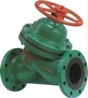 【@G45J-6/10-DN150直流式防腐襯膠隔膜閥 手動直流式襯膠隔膜閥】價格,廠家,圖片,閥門,永嘉易科閥門-